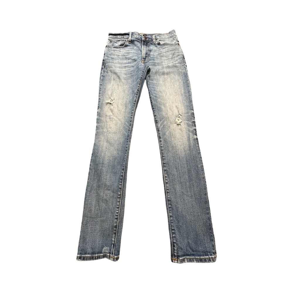 Madewell Slim Straight Jeans Mens 30x32 Blue Distressed Denim Western
